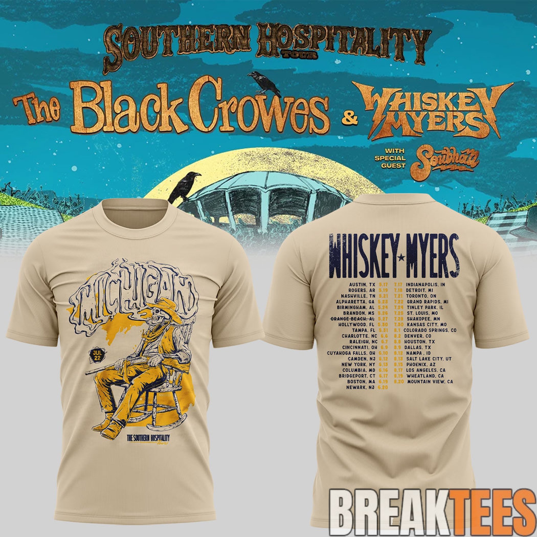 Southern Hospitality Tour In Michigan T-Shirt Southern Hospitality Tour In Michigan T-Shirt