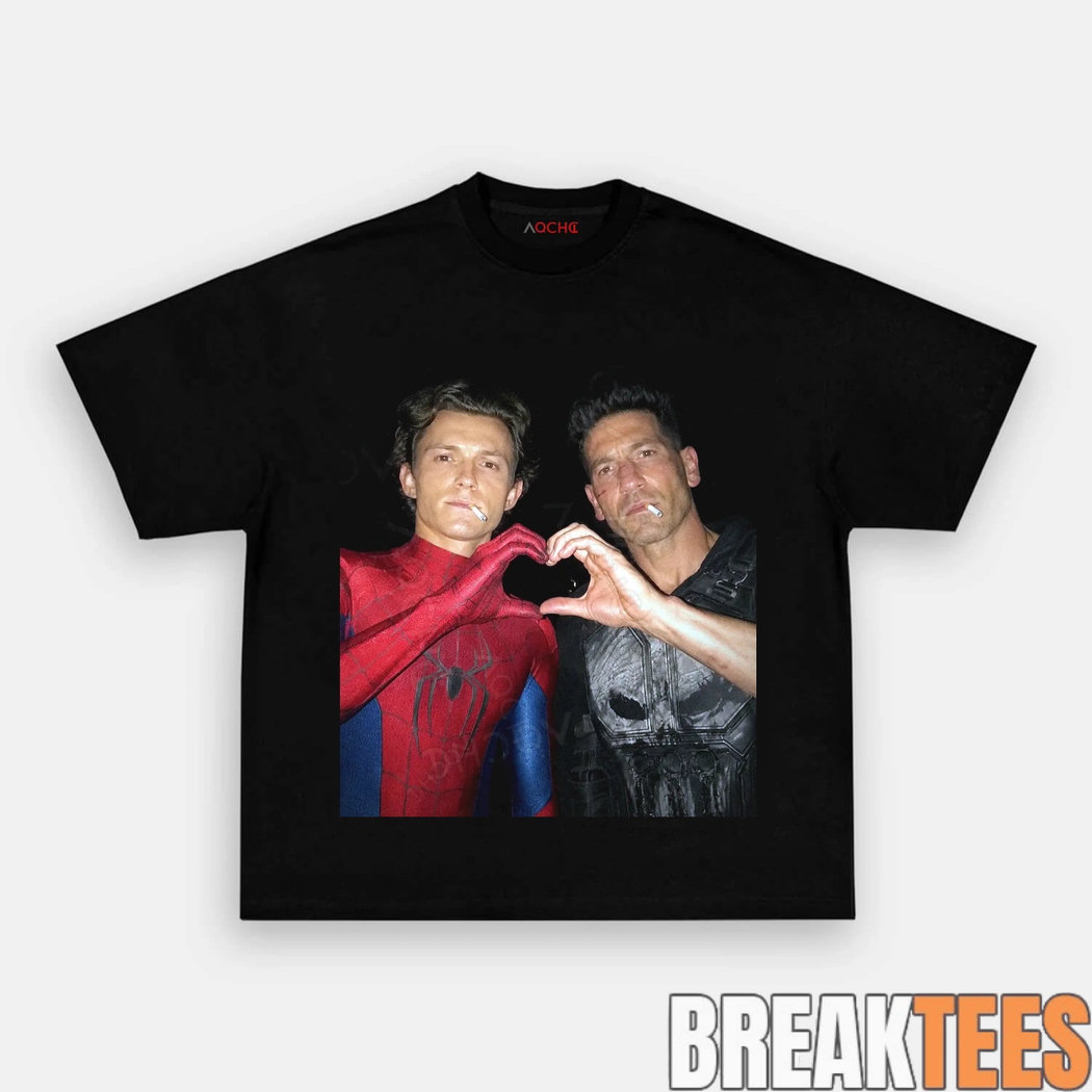 Spider-Man x The Punisher After Hours Smoke T-Shirt Spider-Man x The Punisher After Hours Smoke T-Shirt