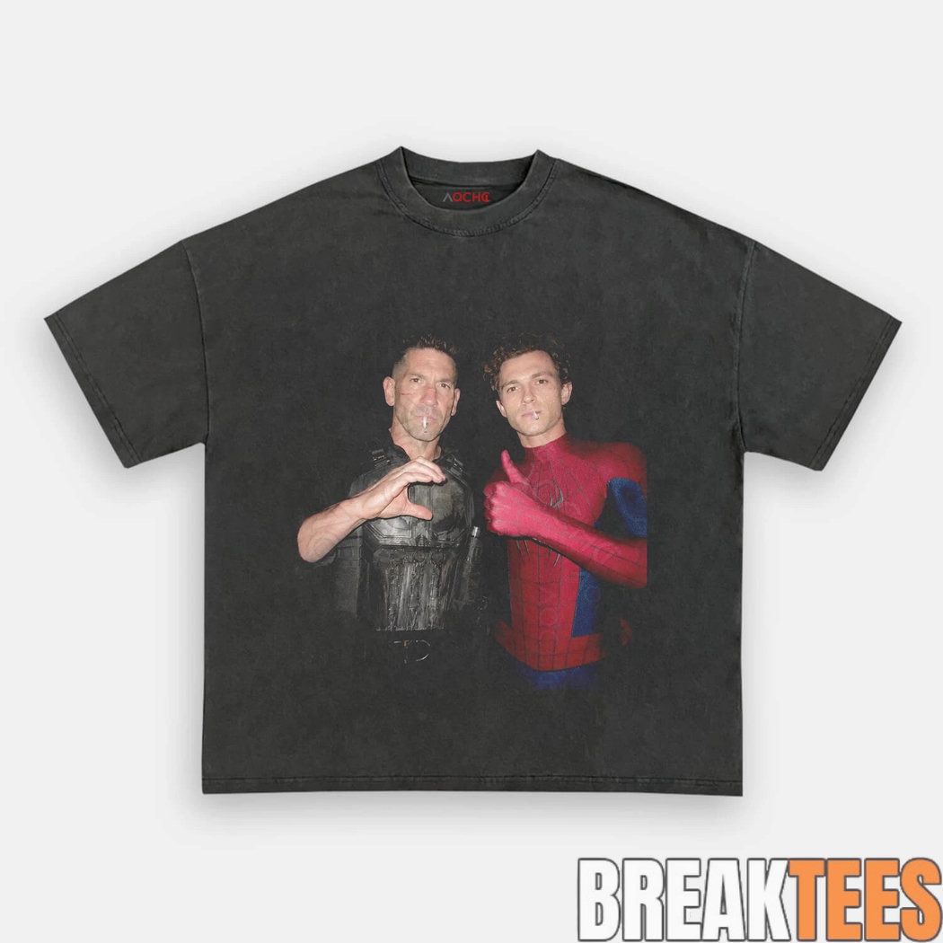 Spider-Man x The Punisher After Hours Smoke T-Shirt Spider-Man x The Punisher After Hours Smoke T-Shirt