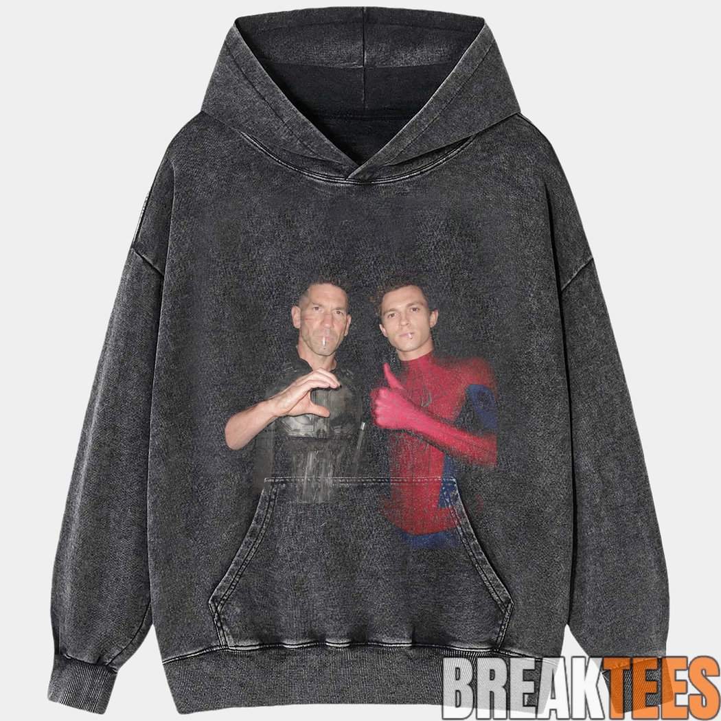 Spider-Man x The Punisher After Hours Smoke T-Shirt Spider-Man x The Punisher After Hours Smoke T-Shirt