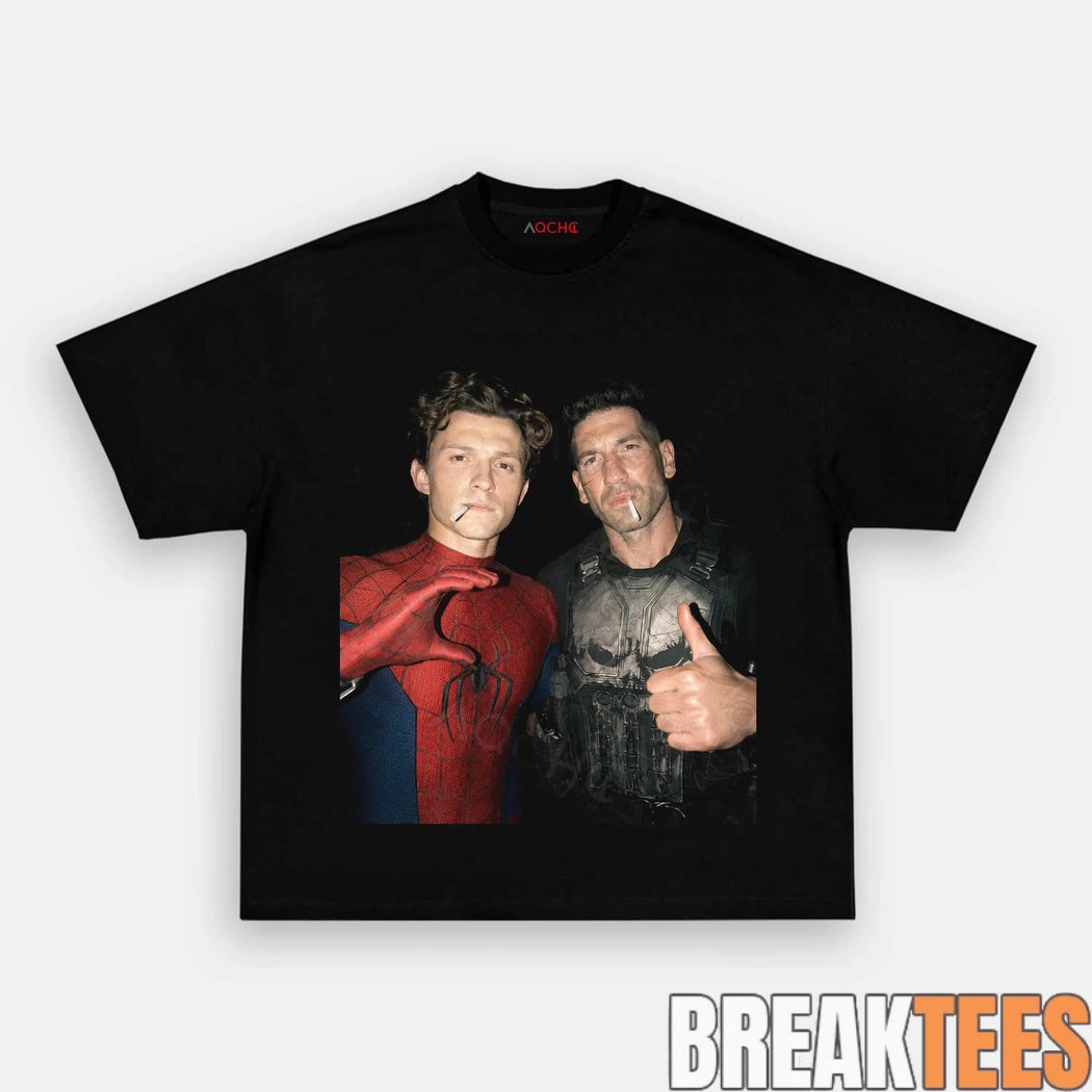 Spider-Man x The Punisher After Hours Smoke T-Shirt Spider-Man x The Punisher After Hours Smoke T-Shirt