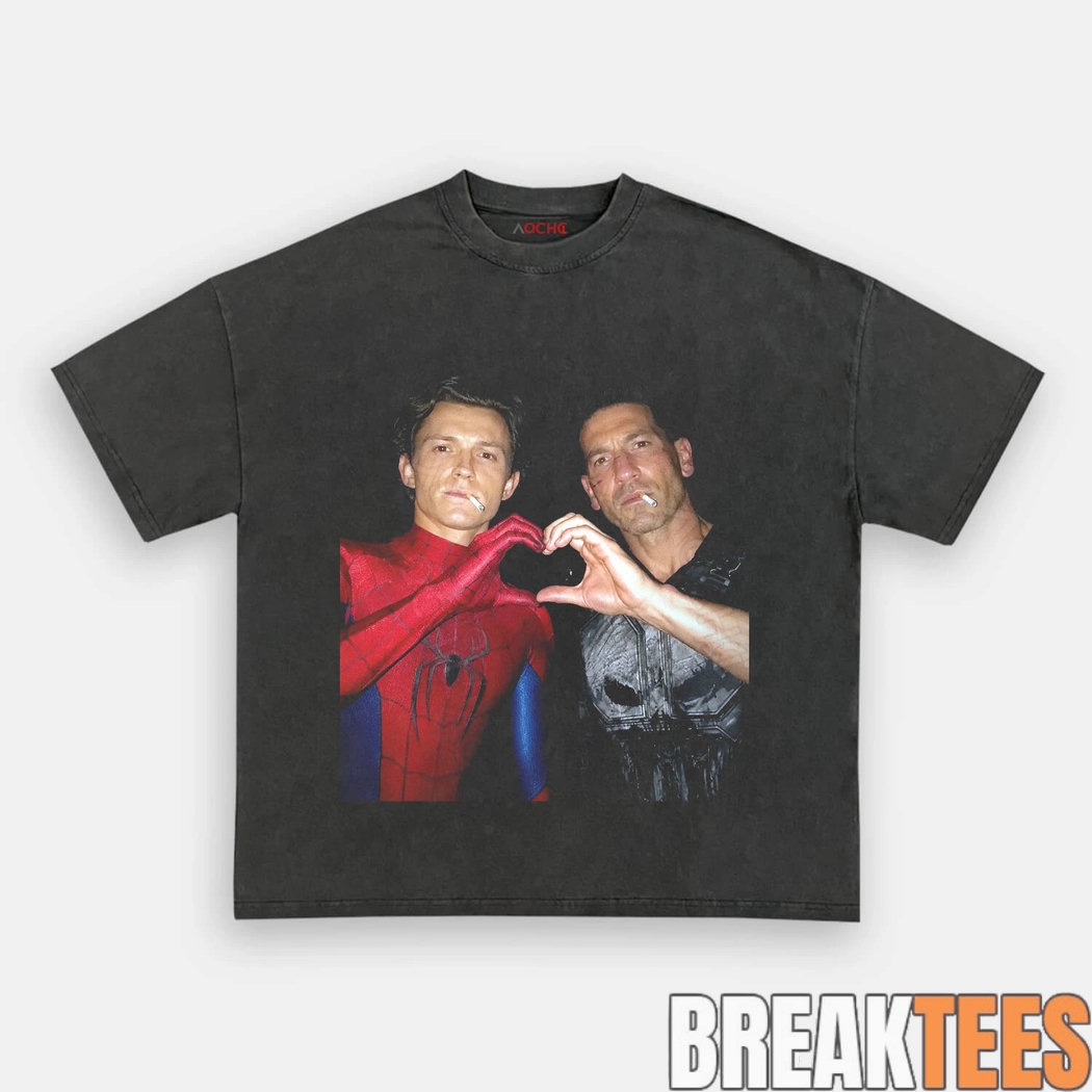 Spider-Man x The Punisher After Hours Smoke T-Shirt Spider-Man x The Punisher After Hours Smoke T-Shirt