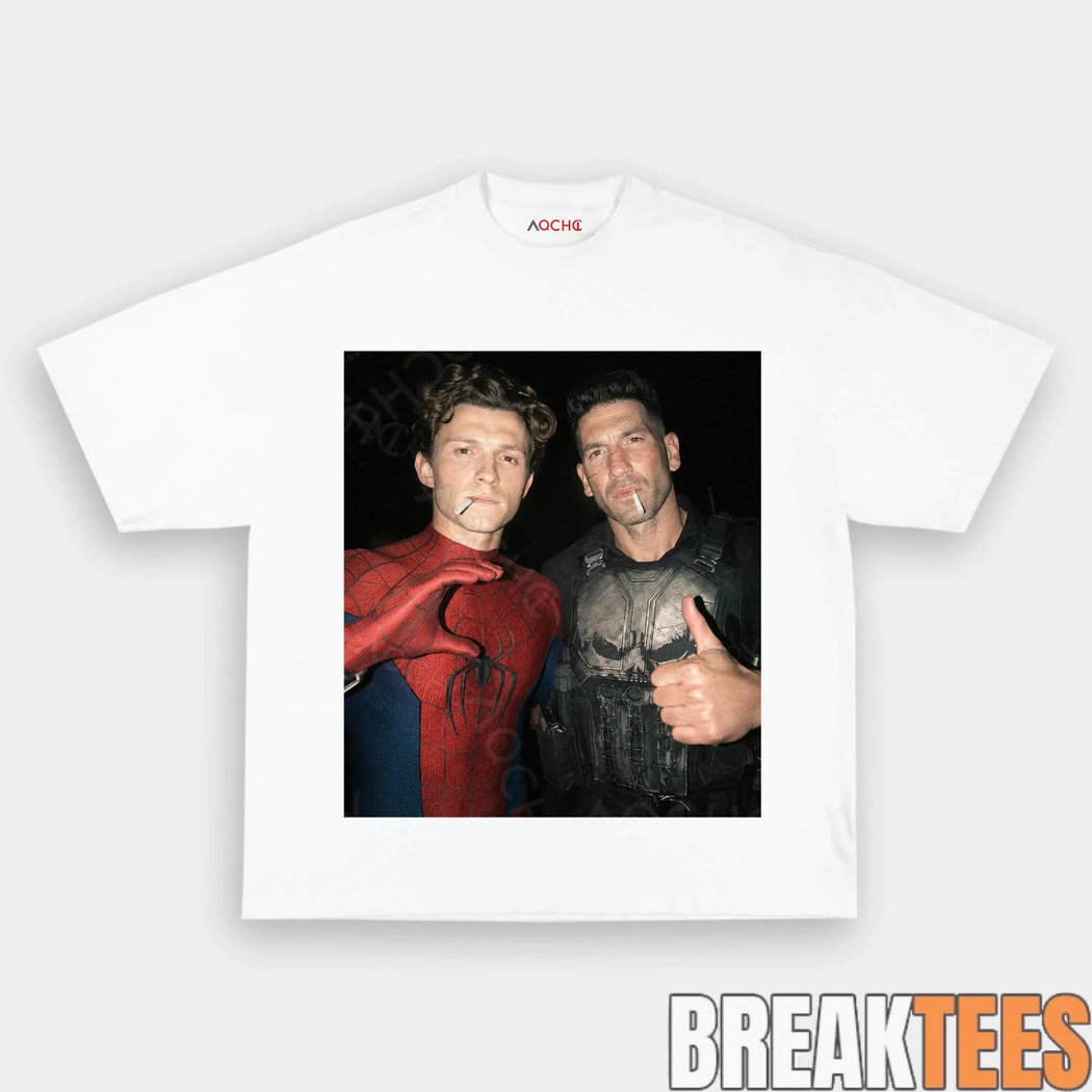 Spider-Man x The Punisher After Hours Smoke T-Shirt Spider-Man x The Punisher After Hours Smoke T-Shirt