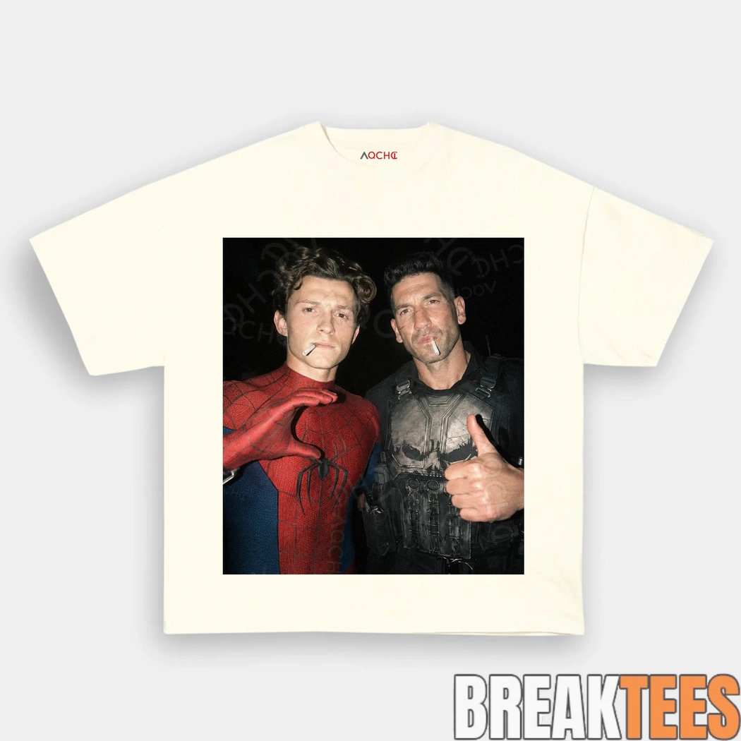 Spider-Man x The Punisher After Hours Smoke T-Shirt Spider-Man x The Punisher After Hours Smoke T-Shirt