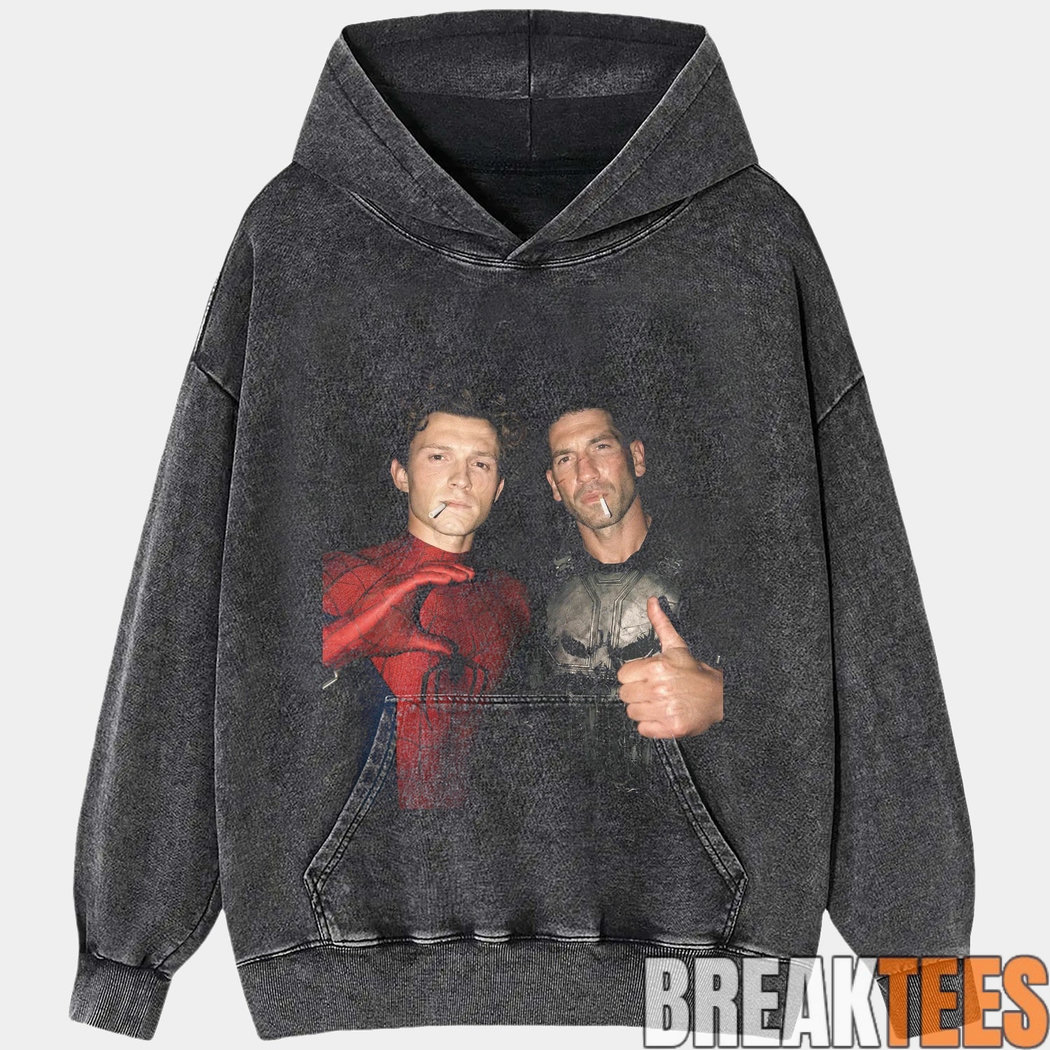 Spider-Man x The Punisher After Hours Smoke T-Shirt Spider-Man x The Punisher After Hours Smoke T-Shirt