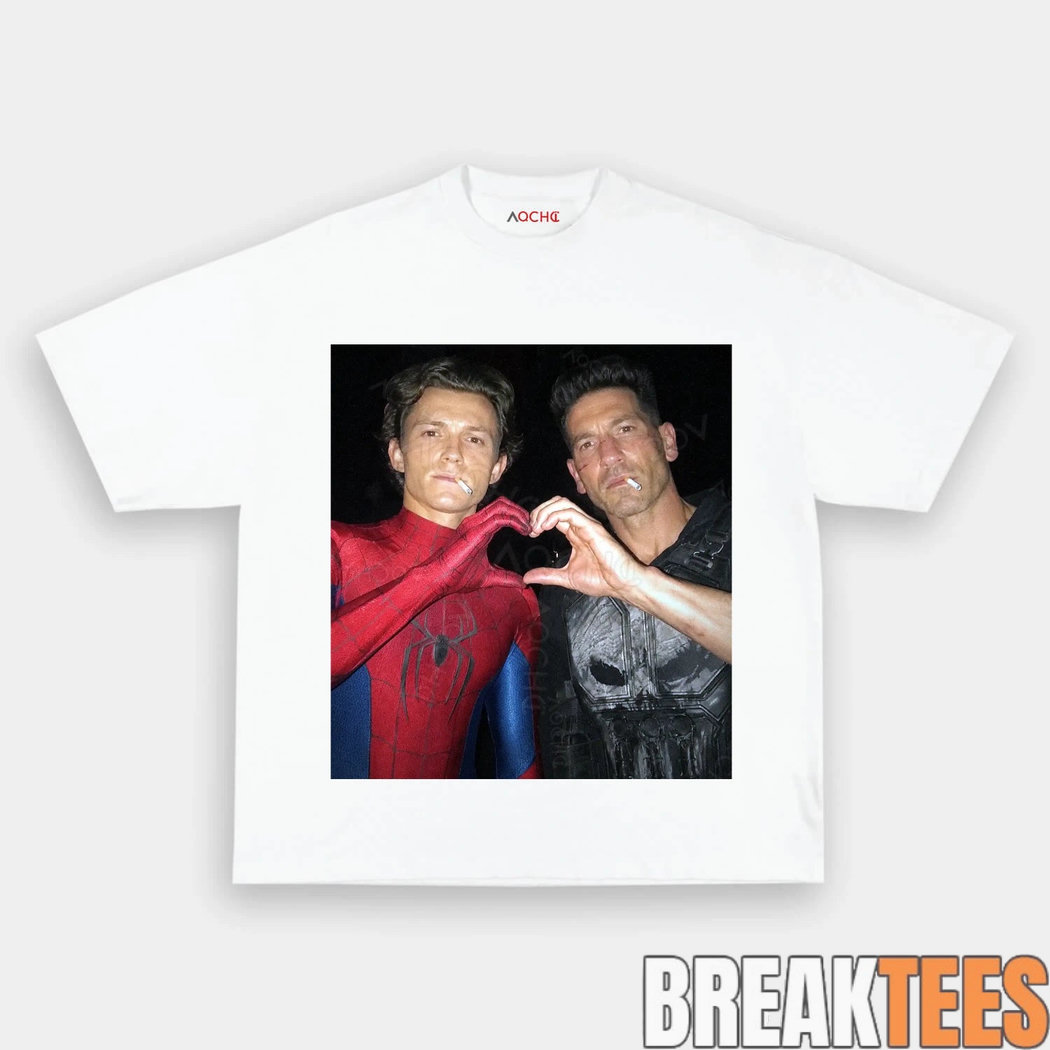 Spider-Man x The Punisher After Hours Smoke T-Shirt Spider-Man x The Punisher After Hours Smoke T-Shirt