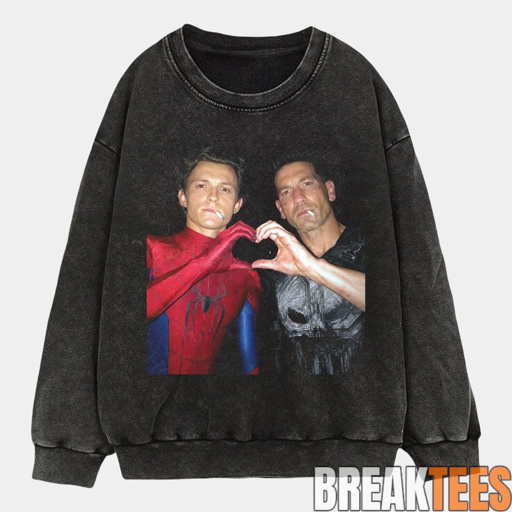 Spider-Man x The Punisher After Hours Smoke T-Shirt Spider-Man x The Punisher After Hours Smoke T-Shirt
