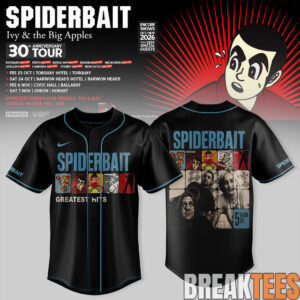Spiderbait 30th Anniversary Tour Special Baseball Jersey 2 Spiderbait 30th Anniversary Tour Special Baseball Jersey 3.jpg