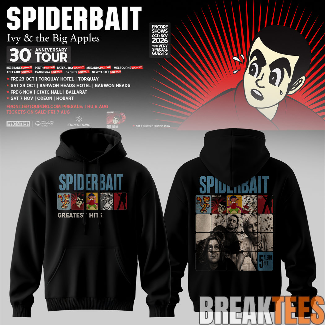 Spiderbait 30th Anniversary Tour Special Hoodie Spiderbait 30th Anniversary Tour Special Hoodie