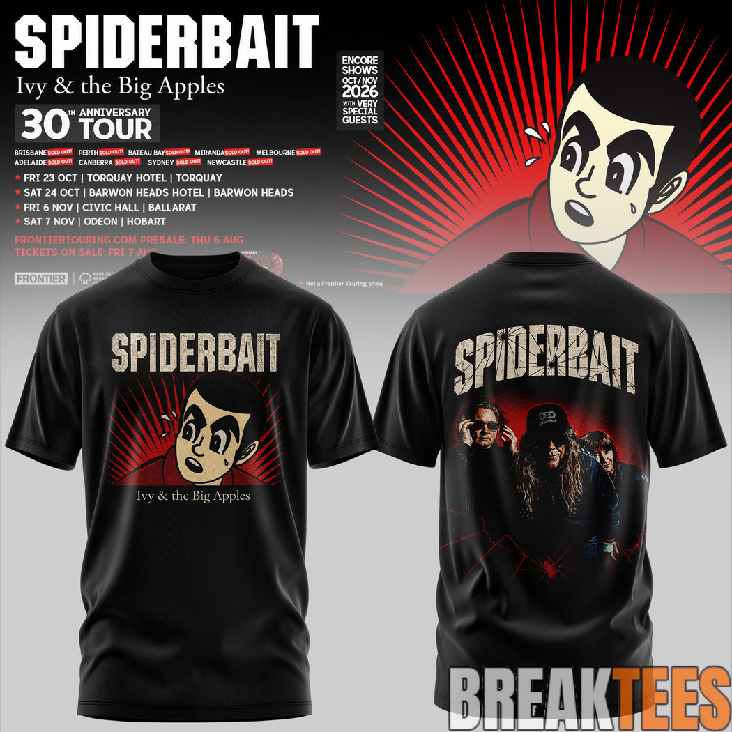 Spiderbait 30th Anniversary Tour Special T-Shirt Spiderbait 30th Anniversary Tour Special T-Shirt