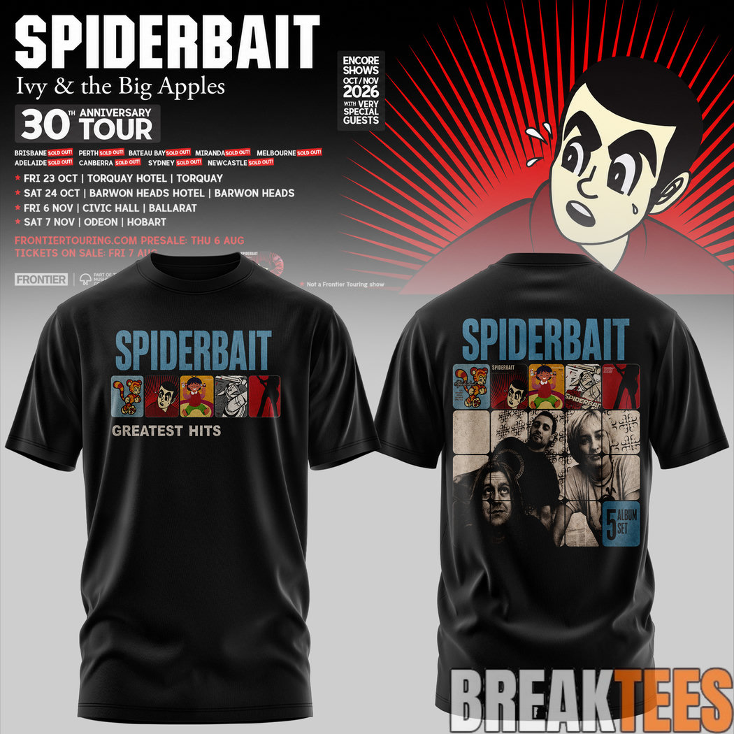 Spiderbait 30th Anniversary Tour Special T-Shirt Spiderbait 30th Anniversary Tour Special T-Shirt