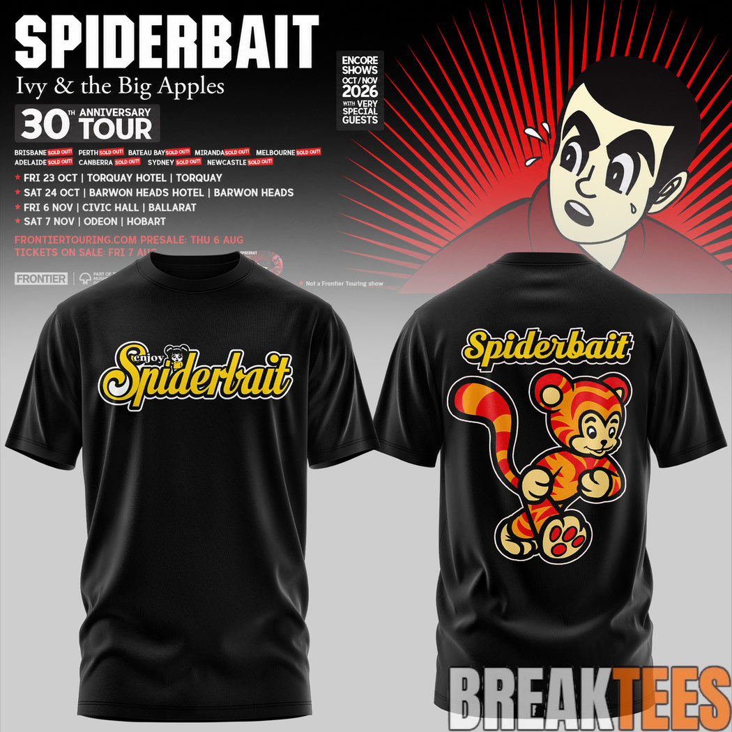 Spiderbait 30th Anniversary Tour Special T-Shirt Spiderbait 30th Anniversary Tour Special T-Shirt