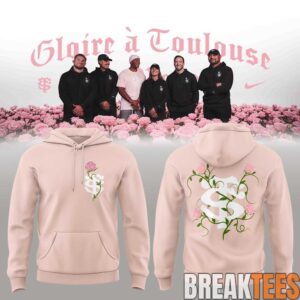Stade Toulousain Rugby Collection Toulouse La Rose Hoodie Pink