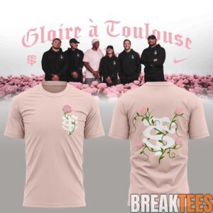 Stade Toulousain Rugby Collection Toulouse La Rose T-Shirt Pink