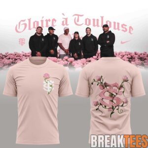 Stade Toulousain Rugby Collection Toulouse La Rose T-Shirt Pink 1