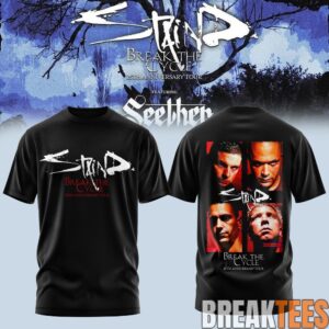 Staind Break The Cycle 25th Anniversary Tour T-Shirt