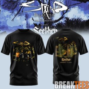 Staind Break The Cycle 25th Anniversary Tour T-Shirt 1