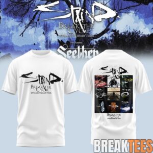 Staind Break The Cycle 25th Anniversary Tour T-Shirt 2