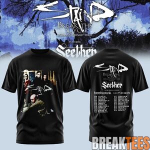 Staind Break The Cycle 25th Anniversary Tour T-Shirt 4