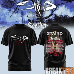 Staind Break The Cycle 25th Anniversary Tour T-Shirt 7