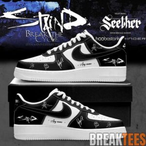 Staind Break The Cycle 25th Anniversary Tour V Signature Custom AF1 Shoes