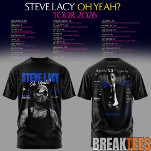 Steve Lacy Oh yeah Tour 2026 T-Shirt 1