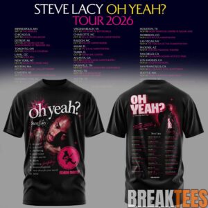 Steve Lacy Oh yeah Tour 2026 T-Shirt 2