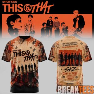 Stray Kids – This & That Signature RUN IT World Tour T-Shirt 3
