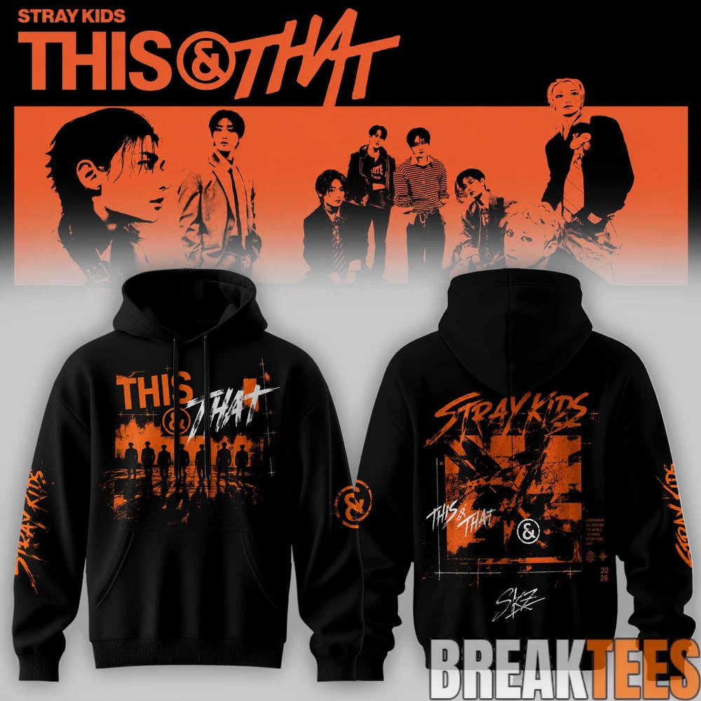 Stray Kids – This & That Signature RUN IT World Tour Hoodie Stray Kids – This & That Signature RUN IT World Tour Hoodie