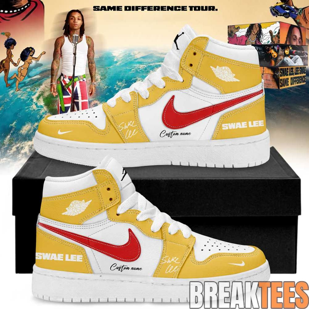 Swae Lee Same Difference Tour 2026 Signature Custom AJ1 Shoes Swae Lee Same Difference Tour 2026 Signature Custom AJ1 Shoes