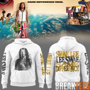 Swae Lee Same Difference Tour 2026 White Hoodie