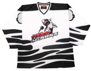 Tallahassee Tiger Sharks White Hockey Jersey