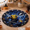 Toronto Maple Leafs Special Halloween Round Quilted Rug Toronto Maple Leafs Special Halloween Round Quilted Rug