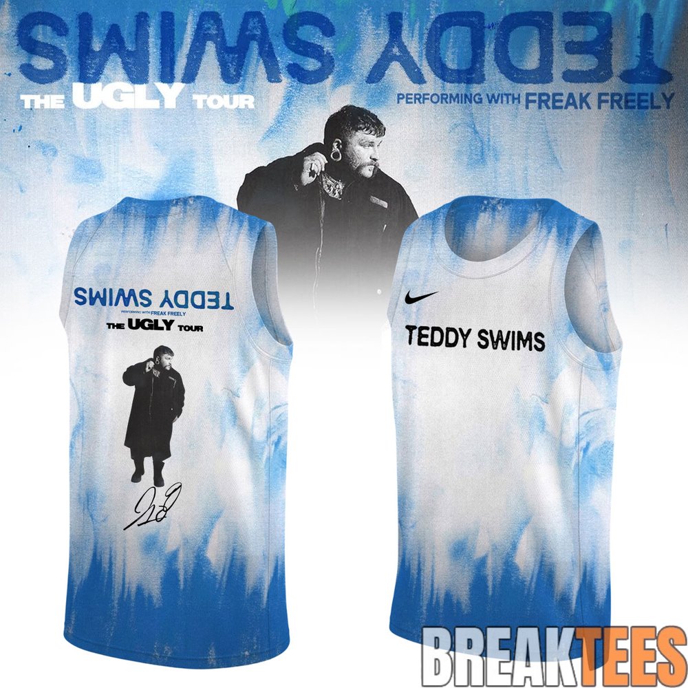 Teddy Swims “The Ugly Tour” 2026 Special Basketball Jersey Teddy Swims “The Ugly Tour” 2026 Special Basketball Jersey