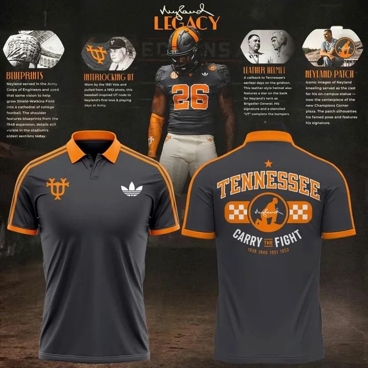 Tennessee The Neyland Legacy some legacies never fade Polo Shirt Tennessee The Neyland Legacy some legacies never fade Polo Shirt