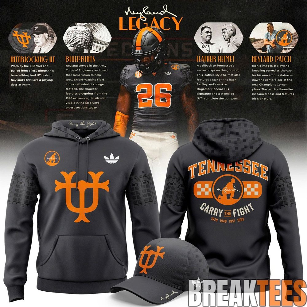 Tennessee Volunteers Neyland Legacy Hoodie Tennessee Volunteers Neyland Legacy Hoodie