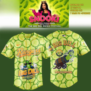 Texas Rangers x Big Dill Pickle Festival 2026 Baseball Jersey