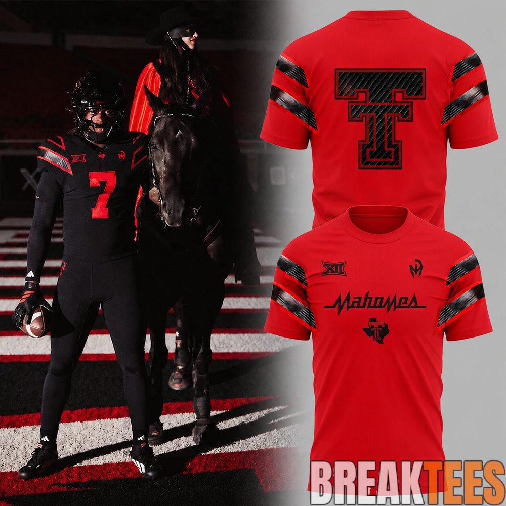 Texas Tech Red Raiders Let’s Ride “Patrick Mahomes ” T-Shirt Texas Tech Red Raiders Let’s Ride “Patrick Mahomes ” T-Shirt