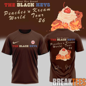 The Black Keys “Peaches ‘n Kream World Tour” 2026 Special Shirt