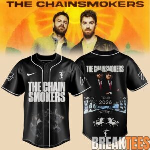 The Chainsmokers Tour 2026 Special Baseball Jersey