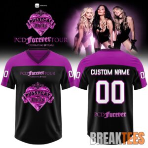 The Pussycat Dolls 2026 Tour Personalized 3D All-Over Print Football Jersey – Custom