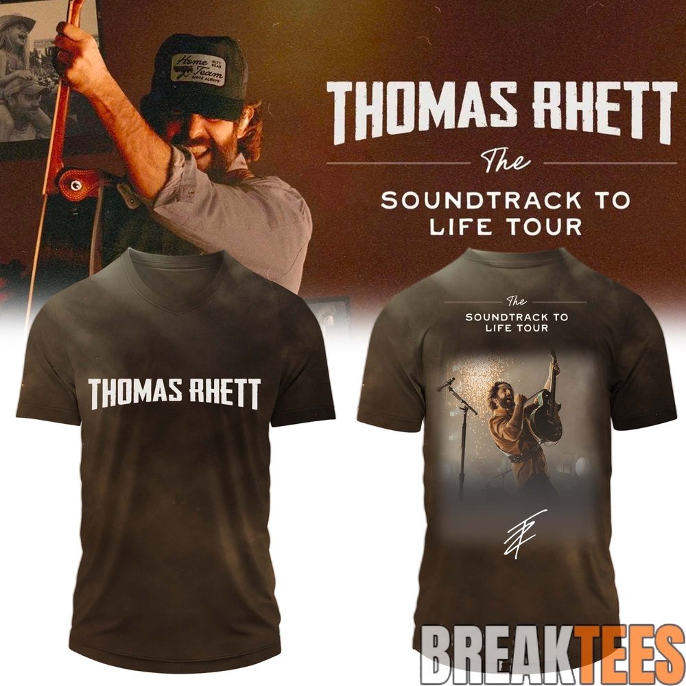 Thomas Rhett ”The Soundtrack to Life Tour” Limited Edition Signature Football Jersey Thomas Rhett ”The Soundtrack to Life Tour” Limited Edition Signature Football Jersey