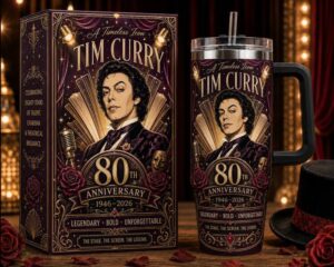 Tim Curry 80th Anniversary Dr. Frank‑N‑Furter Tumbler with Handle