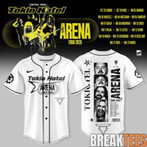 Tokio Hotel – Arena Tour 2026 Baseball Jersey