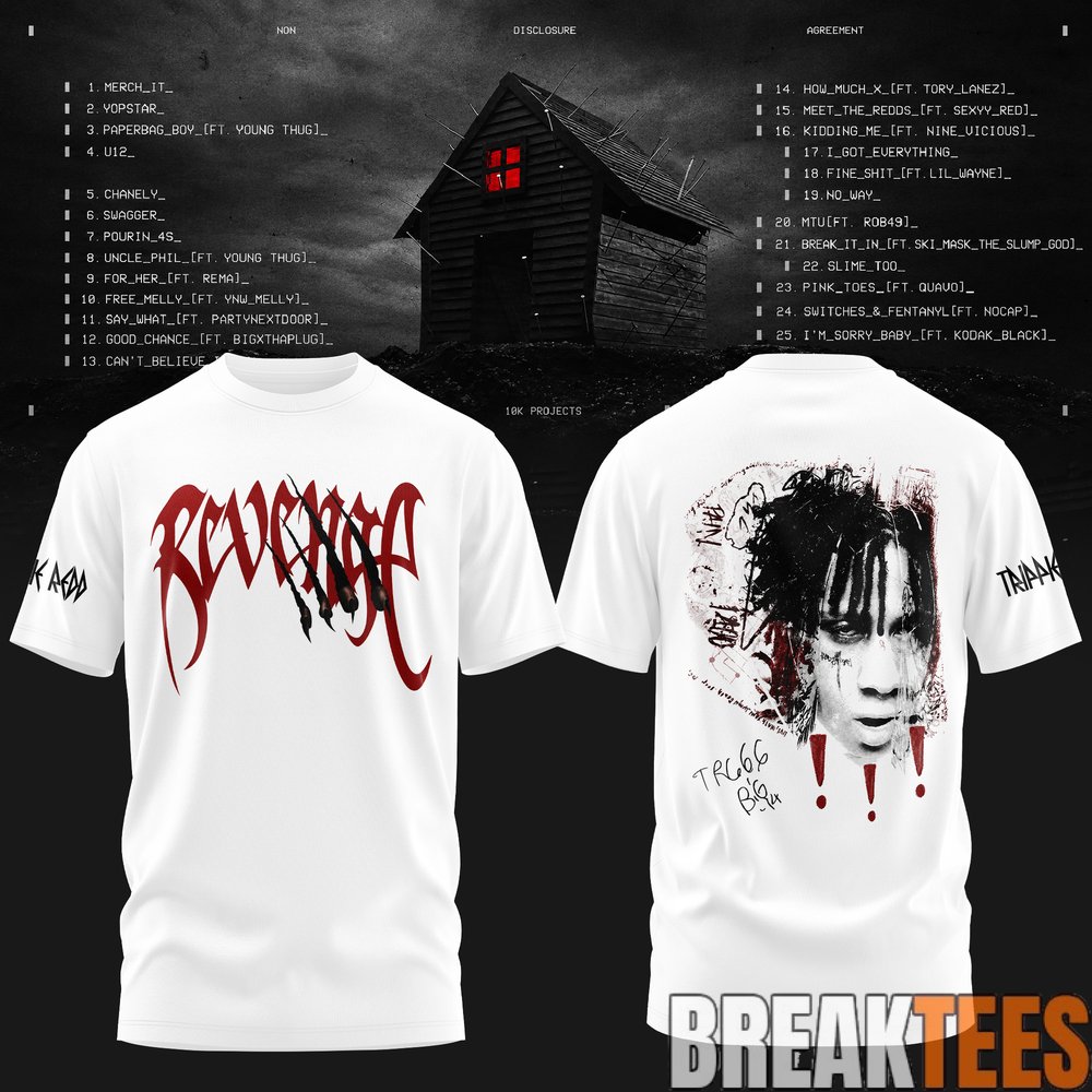 Trippie Redd Non Disclosure Agreement T-Shirt Trippie Redd Non Disclosure Agreement T-Shirt