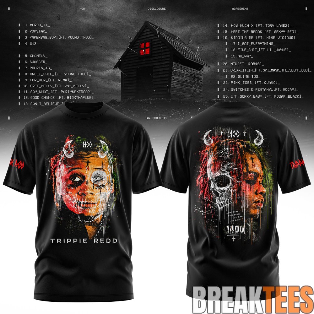 Trippie Redd Non Disclosure Agreement T-Shirt Trippie Redd Non Disclosure Agreement T-Shirt