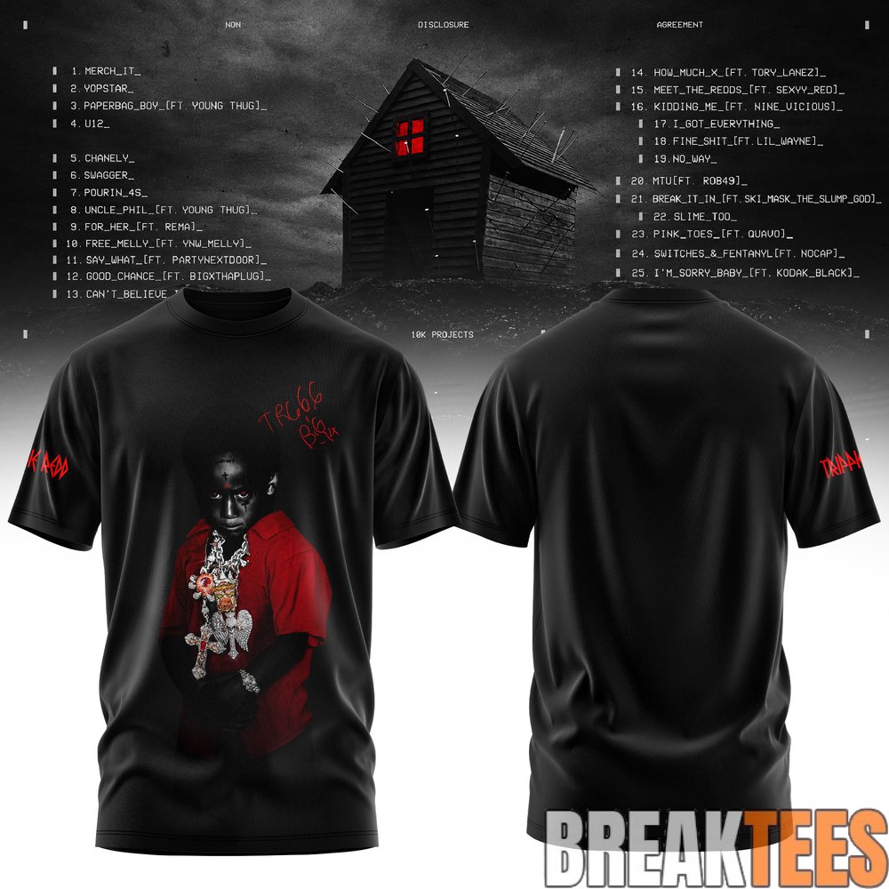Trippie Redd Non Disclosure Agreement T-Shirt Trippie Redd Non Disclosure Agreement T-Shirt