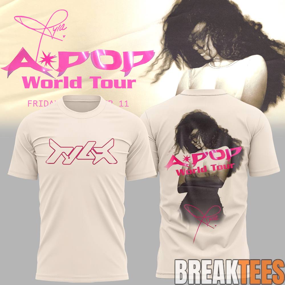 Tyla A*POP World Tour Limited Edition Shirt Tyla A*POP World Tour Limited Edition Shirt