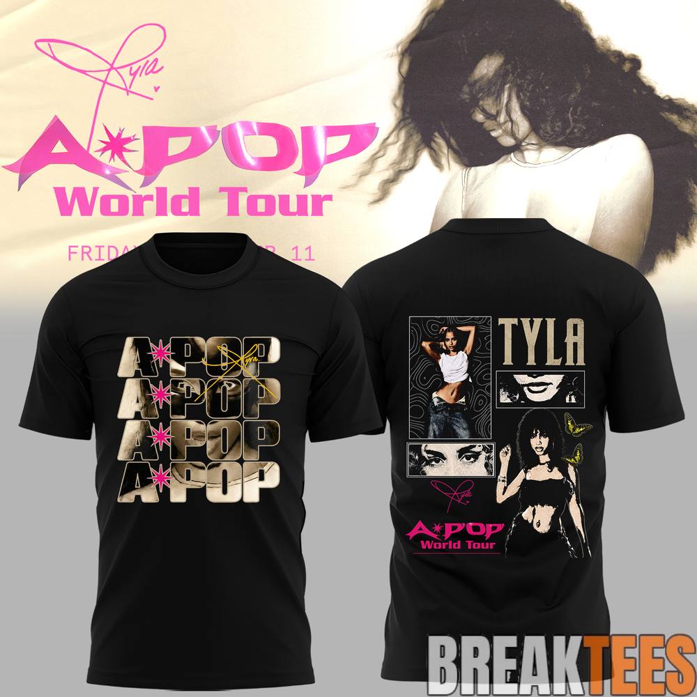 Tyla A*POP World Tour Limited Edition Shirt Tyla A*POP World Tour Limited Edition Shirt
