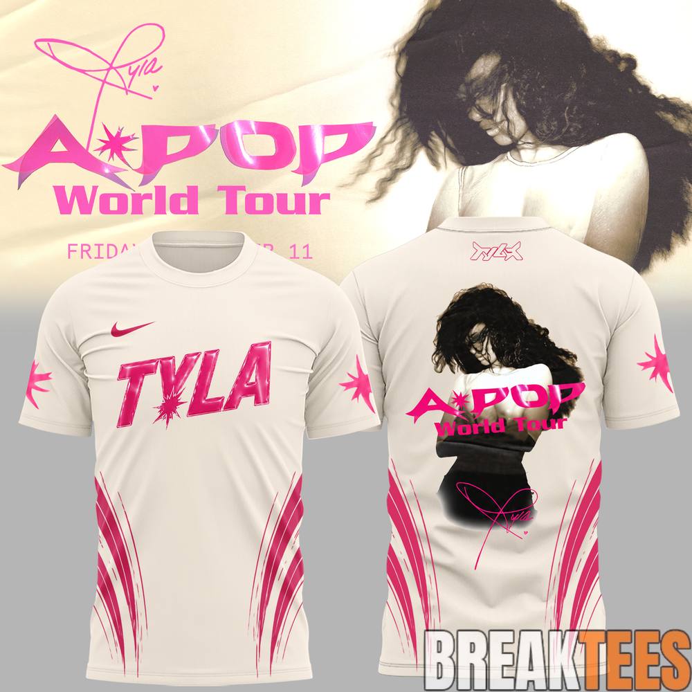 Tyla A*POP World Tour Limited Edition Shirt Tyla A*POP World Tour Limited Edition Shirt